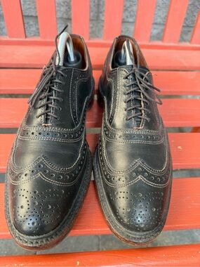 Rare Allen Edmonds wingtip oxford dress shoes
